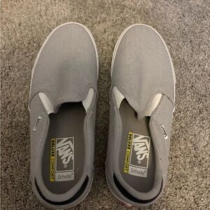 Vans Gray Slip-On Shoes